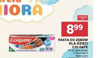 Pasta do zębów dla dzieci Colgate