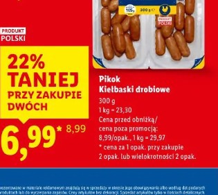 Pikok Kiełbaski drobiowe