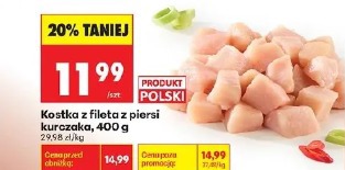 Kostka z fileta z piersi kurczaka