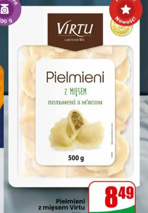 Pielmieni z mięsem Virtu