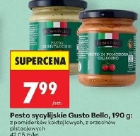 Pesto sycylijskie Gusto Bello, 190 g z pomidorów koktajlowych, z orzechów nerkowca