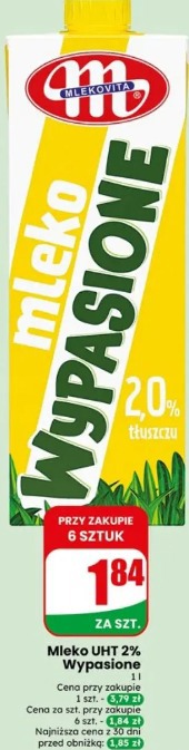 Mleko UHT 2% Wypasione