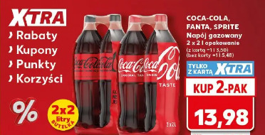 Coca-Cola, Fanta, Sprite Napój gazowany