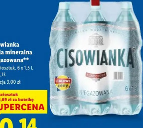 Cisowianka Woda mineralna niegazowana