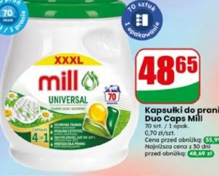 Kapsułki do prania Duo Caps Mill