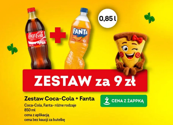 Zestaw Coca-Cola + Fanta
