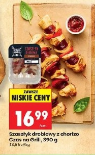 Szaszłyk drobiowy z chorizo Czas na Grill