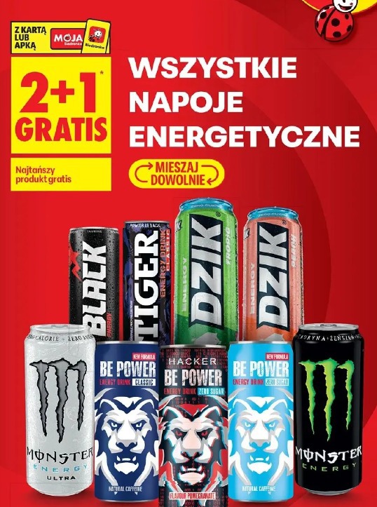 Wszystkie napoje energetyczne