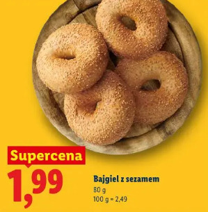 Bajgiel z sezamem