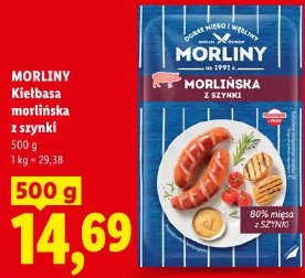 Morliny Kiełbasa morlińska z szynki