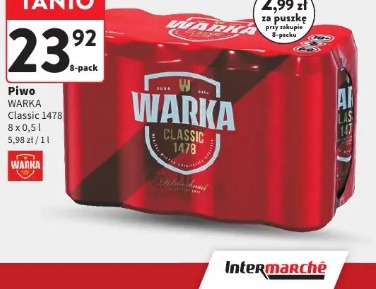 Piwo Warka Classic 1478
