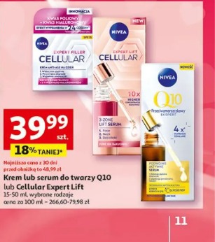 Krem lub serum do twarzy Q10 lub Cellular Expert Lift