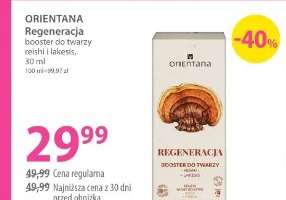 Orientana Regeneracja booster do twarzy reishi i lakesis