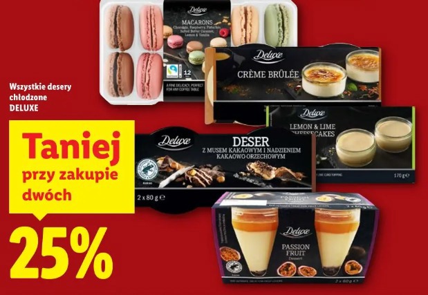 Wszystkie desery chłodzone Deluxe