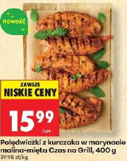 Polędwiczki z kurczaka w marynacie malina-mięta Czas na Grill