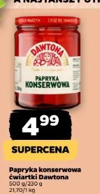 Papryka konserwowa ćwiartki Dawtona