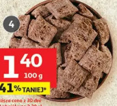 Poduszkowce zbożowe z kremem o smaku czekoladowym