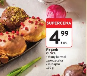 Pączek OLSZA słony karmel z porzeczką dubajski