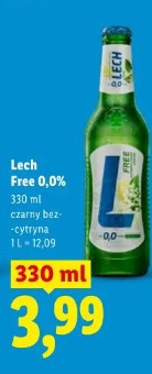 Lech Free 0,0% czarny bez-cytryna