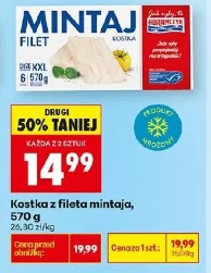 Kostka z fileta mintaja