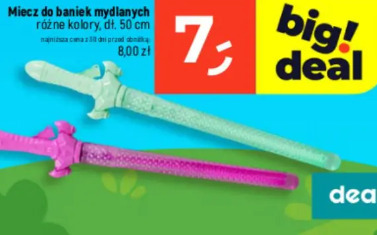 Miecz do baniek mydlanych