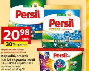 Kapsułki, proszek lub żel do prania Persil