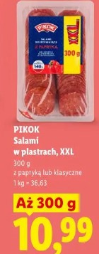 Pikok Salami w plastrach, XXL