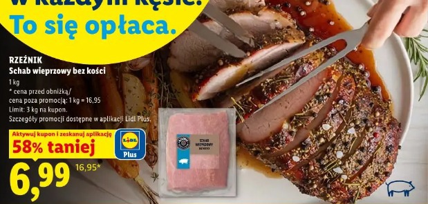 RZEŹNIK Schab wieprzowy bez kości