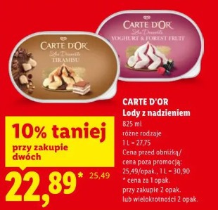 Carte D'or Lody z nadzieniem