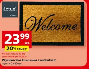 Wycieraczka kokosowa z nadrukiem Actuel