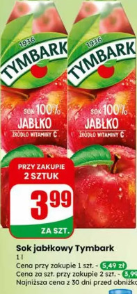 Sok jabłkowy Tymbark