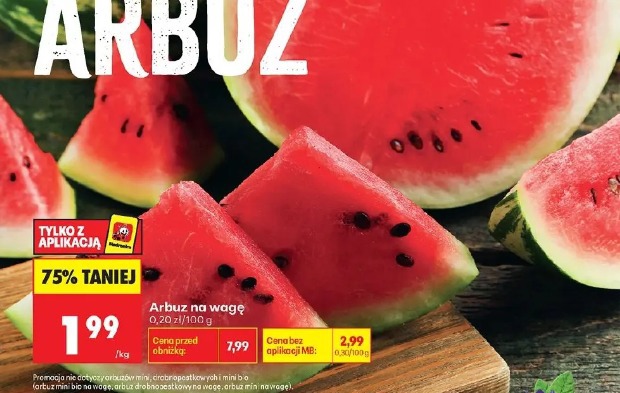 Arbuz na wagę