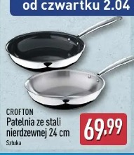 Patelnia ze stali nierdzewnej 24cm