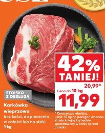 Karkówka wieprzowa bez kości, do pieczenia w całości lub na steki