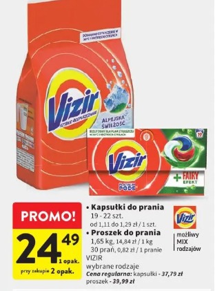 Kapsułki do prania Vizir