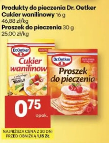 Dr. Oetker Cukier wanilinowy / proszek do pieczenia