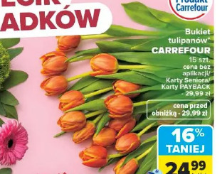 Bukiet tulipanów CARREFOUR