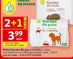 Mokra karma dla psa lub kota