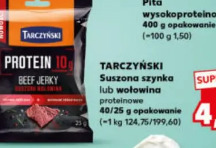 Tarczyński Suszona szynka lub wołowina proteinowe