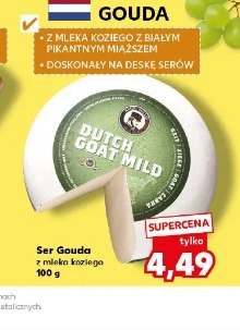 Ser Gouda z mleka koziego