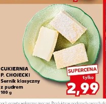 Cukiernia P. Chojęcki Sernik klasyczny z pudrem