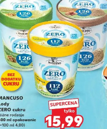 Mancuso Lody ZERO cukru