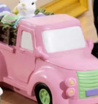 Figurka furgonetka z królikiem