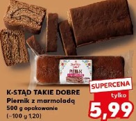 Piernik z marmoladą K-Stąd Takie Dobre