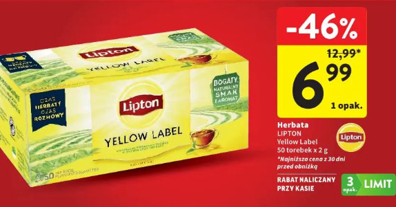 Herbata Lipton Yellow Label