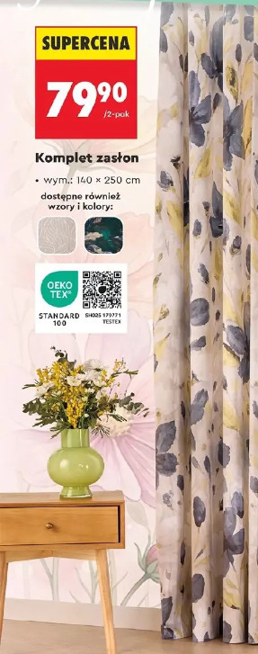 Komplet zasłon