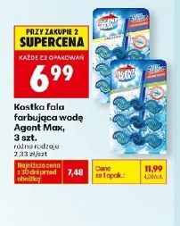 Kostka fala farbująca wodę Agent Max