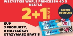 Wszystkie wafle Princessa 40 g Nestle