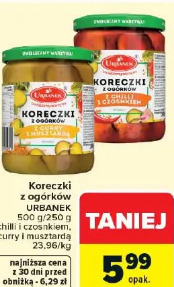 Koreczki z ogórków URBANEK