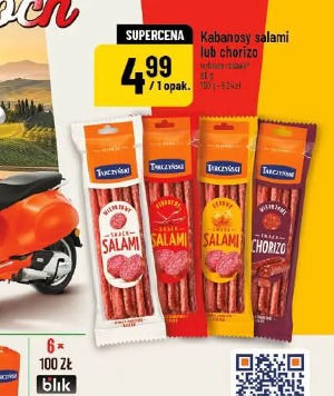Kabanosy salami lub chorizo Tarczyński